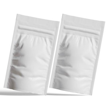 Modelleme koleksiyonu için Kraft kağıt yiyecek çantası, 3 boyutlu resimleme