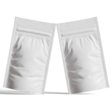 Modelleme koleksiyonu için Kraft kağıt yiyecek çantası, 3 boyutlu resimleme