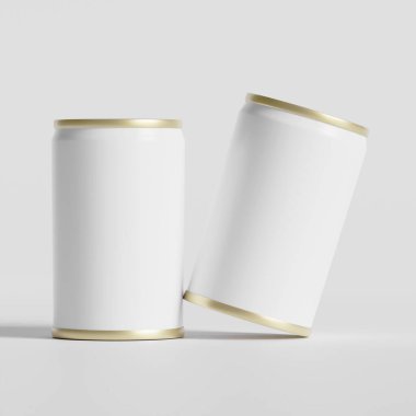 Balıkçı sardalyaları, alüminyum kaplama deseni, 3D işlemeli beyaz arkaplan