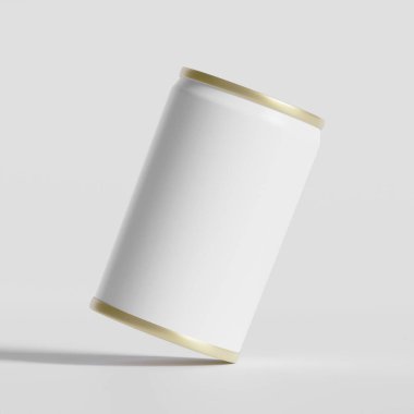 Balıkçı sardalyaları, alüminyum kaplama deseni, 3D işlemeli beyaz arkaplan