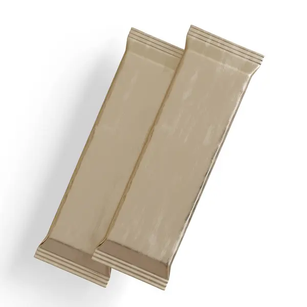 Embalagem Lanchonete Fundo Branco Textura Realista Alumínio Folha — Fotografia de Stock