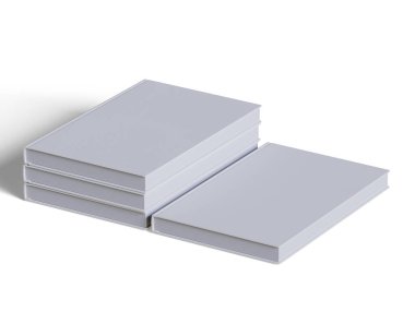 Hardcover kitap beyaz rengi