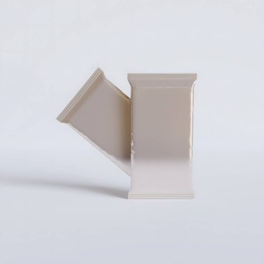 Beyaz arkaplan çiziminde abur cubur çubuğu proteini gerçekçi parlak ve folyo deseni çizimi