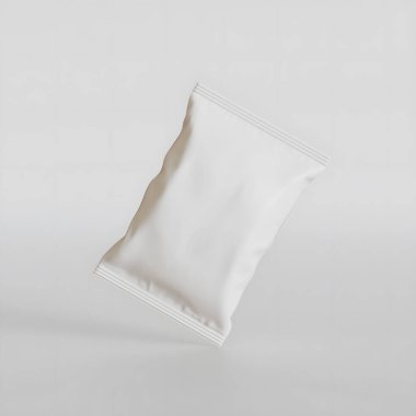 Patates kızartması ve benzeri şeyler için gerçekçi atıştırmalıklar. beyaz arkaplan üzerindeki beyaz renk 3 boyutlu resimleme