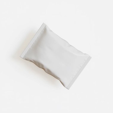 Patates kızartması ve benzeri şeyler için gerçekçi atıştırmalıklar. beyaz arkaplan üzerindeki beyaz renk 3 boyutlu resimleme