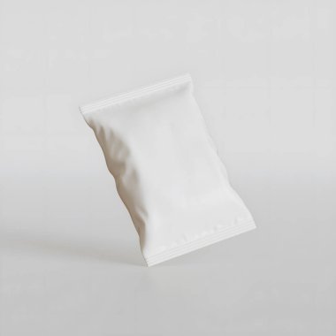 Patates kızartması ve benzeri şeyler için gerçekçi atıştırmalıklar. beyaz arkaplan üzerindeki beyaz renk 3 boyutlu resimleme