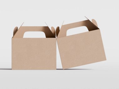 Çizgi film karton kutuları. Karton teslimat kutuları, açık ve kapalı nakliye paketleri kırılgan işaretler, paket teslim kutuları