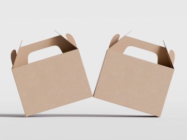 Çizgi film karton kutuları. Karton teslimat kutuları, açık ve kapalı nakliye paketleri kırılgan işaretler, paket teslim kutuları