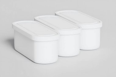  Dondurma kapları Ev Yapımı Dondurucu Depolama Küveti Sorbet, Donmuş Yoğurt - Esnek Silikon Kapaklar, Uzun Kepçe, İstiflenebilir Dondurma Küveti