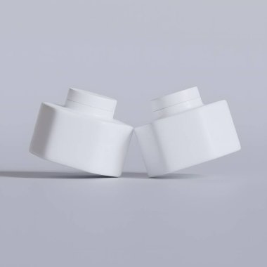 Paketleme kozmetik kavanozu 3B görüntüleme