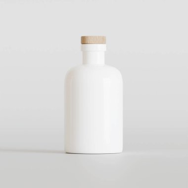 Kokteyl paketleme beyaz renk 3B canlandırma