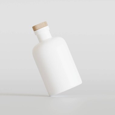 Kokteyl paketleme beyaz renk 3B canlandırma