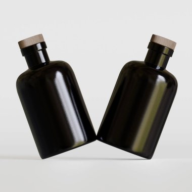 Kokteyl paketleme beyaz renk 3B canlandırma