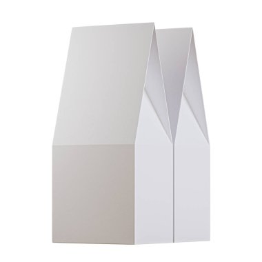 Kahve, yemek veya benzeri gerçekçi 3D görüntüleme için kese paketleme