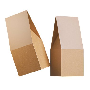 Kahve, yemek veya benzeri gerçekçi 3D görüntüleme için kese paketleme