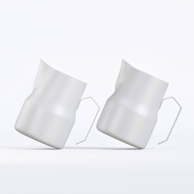 Gerçekçi Espresso Buharlı Sütlü Sütlü Sütlü Süt Sütlü Latte Kupası için Paslanmaz Çelik