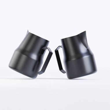 Gerçekçi Espresso Buharlı Sütlü Sütlü Sütlü Süt Sütlü Latte Kupası için Paslanmaz Çelik