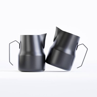 Gerçekçi Espresso Buharlı Sütlü Sütlü Sütlü Süt Sütlü Latte Kupası için Paslanmaz Çelik