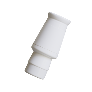 Beyaz arkaplan üzerine kapak beyaz renkli sos şişesi modelleme koleksiyonu için 3B çizim çizimi