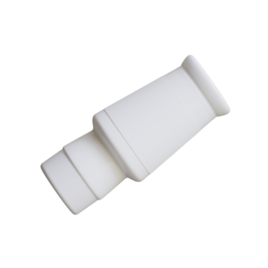 Beyaz arkaplan üzerine kapak beyaz renkli sos şişesi modelleme koleksiyonu için 3B çizim çizimi