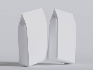 Model koleksiyonu için Paketleme Kese beyaz rengi