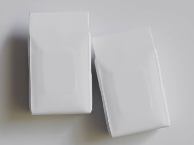 Model koleksiyonu için Paketleme Kese beyaz rengi