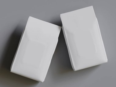 Model koleksiyonu için Paketleme Kese beyaz rengi