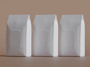 Model koleksiyonu için Paketleme Kese beyaz rengi