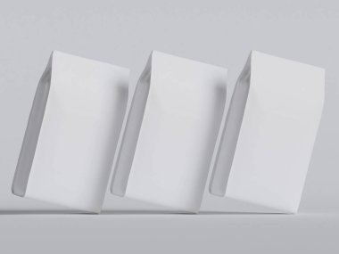 Model koleksiyonu için Paketleme Kese beyaz rengi