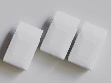 Model koleksiyonu için Paketleme Kese beyaz rengi