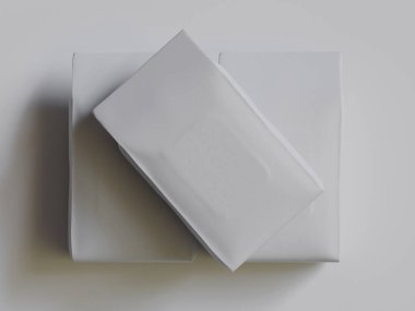 Model koleksiyonu için kahve torbası.