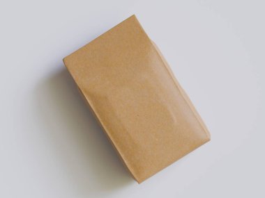 Model koleksiyonu için kahve torbası.