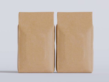 Model koleksiyonu için kahve torbası.