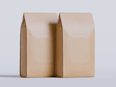 Model koleksiyonu için kahve torbası.