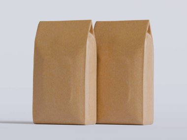 Model koleksiyonu için kahve torbası.