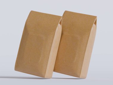 Model koleksiyonu için kahve torbası.