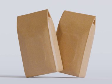 Model koleksiyonu için kahve torbası.