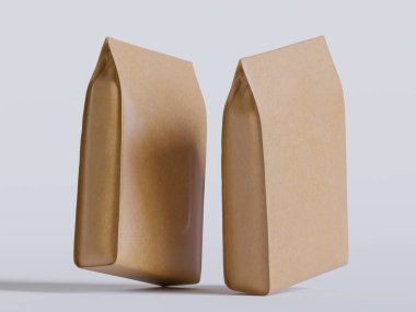 Model koleksiyonu için kahve torbası.