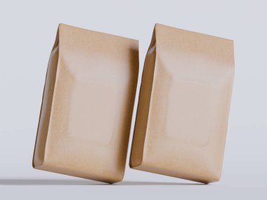 Model koleksiyonu için kahve torbası.