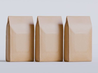 Model koleksiyonu için kahve torbası.