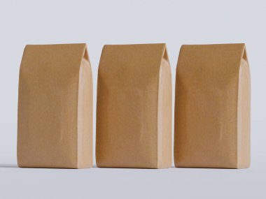 Model koleksiyonu için kahve torbası.