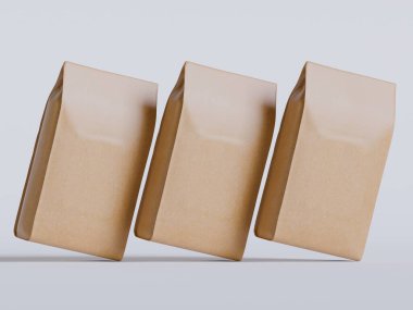 Model koleksiyonu için kahve torbası.