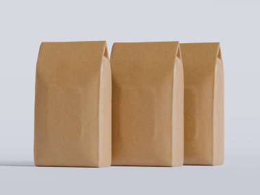 Model koleksiyonu için kahve torbası.