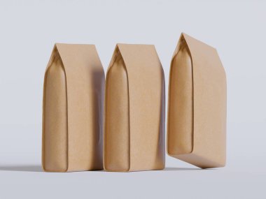 Model koleksiyonu için kahve torbası.