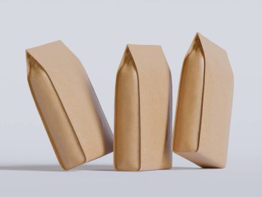 Model koleksiyonu için kahve torbası.