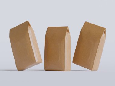 Model koleksiyonu için kahve torbası.