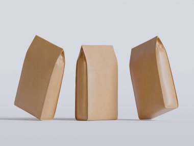 Model koleksiyonu için kahve torbası.