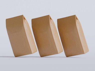 Model koleksiyonu için kahve torbası.