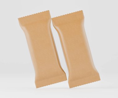 Gri arkaplanda Çubuk Paketleme rengi