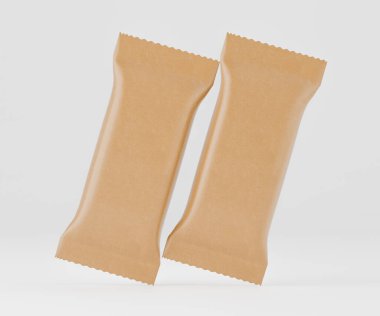 Gri arkaplanda Çubuk Paketleme rengi